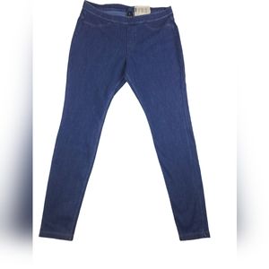 HUE women's Large Denim jeggings blue